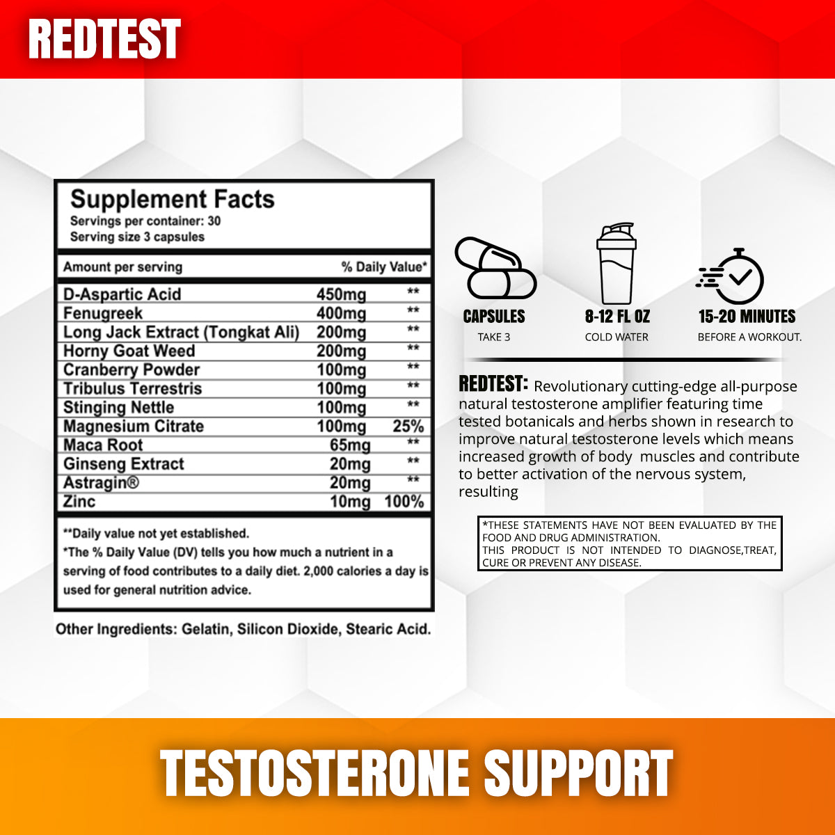 RedTest™ - Testosterone Support