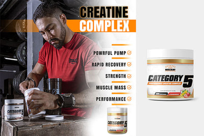 Unleash Your Power: Category5 Creatine - Elevating Workouts to New Heights