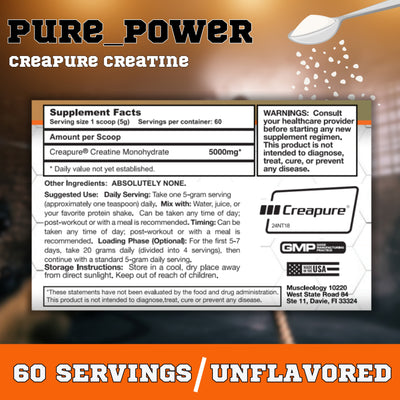 Pure Power: 100% Creapure® Creatine