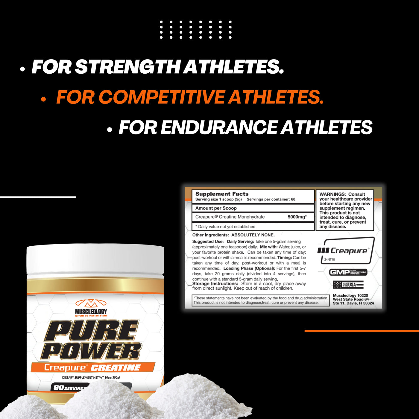 Pure Power: 100% Creapure® Creatine