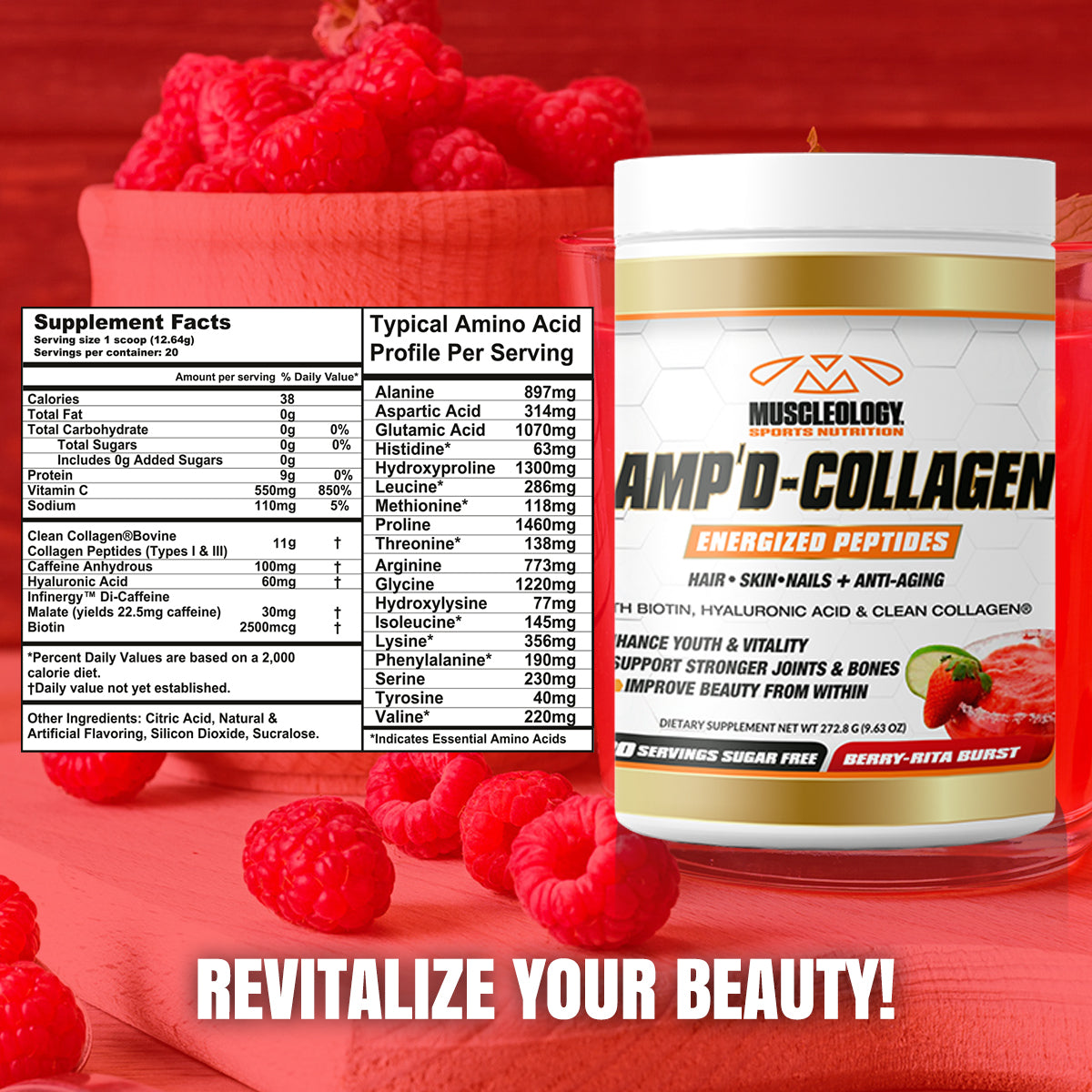 Bottle & supps for Amp'd Collagen