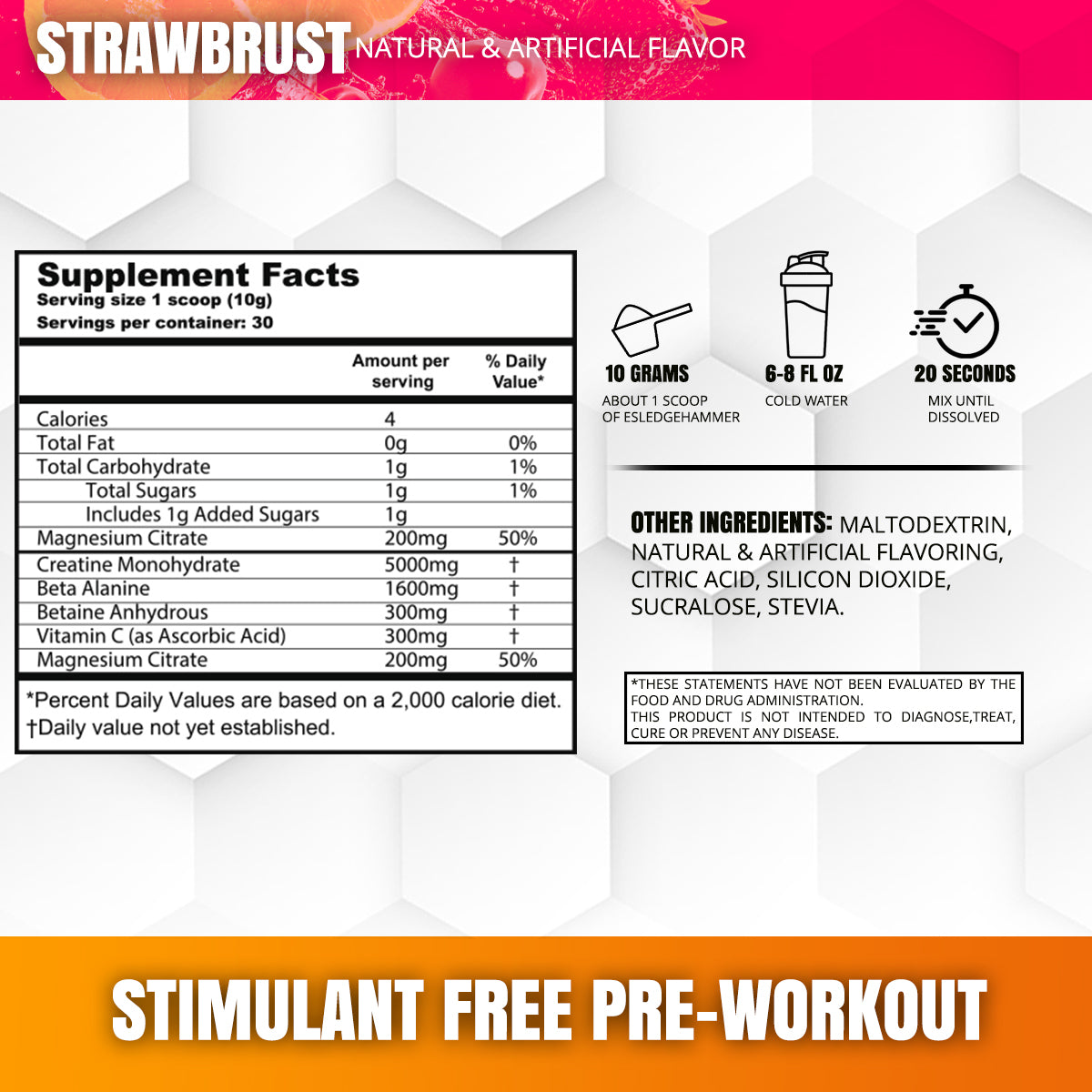 Category 5 - Stimulant Free PreWorkout