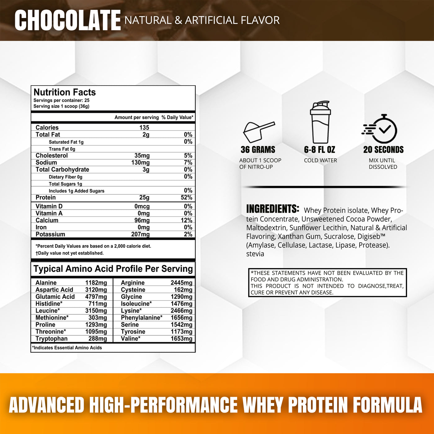 Nitro-Up™ - Whey Protein Formula