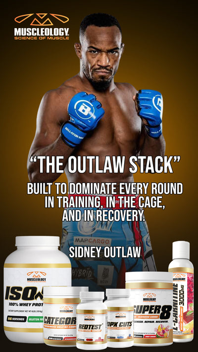 The Outlaw Stack | Sidney Outlaw’s Complete MMA Performance Supplement Bundle – Muscleology