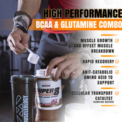 Super 8™ - High Performance BCAA, Electrolyte & Glutamine Formula