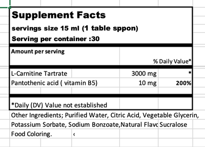 L-Carnitine Liquid 3000mg – Clean Energy & Metabolic Support | Muscleology