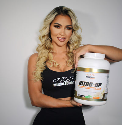 Nitro^UP – Premium Whey Protein Blend with Digestive Enzymes (2lb / 5lb, Chocolate / Vanilla / Cookies & Cream)