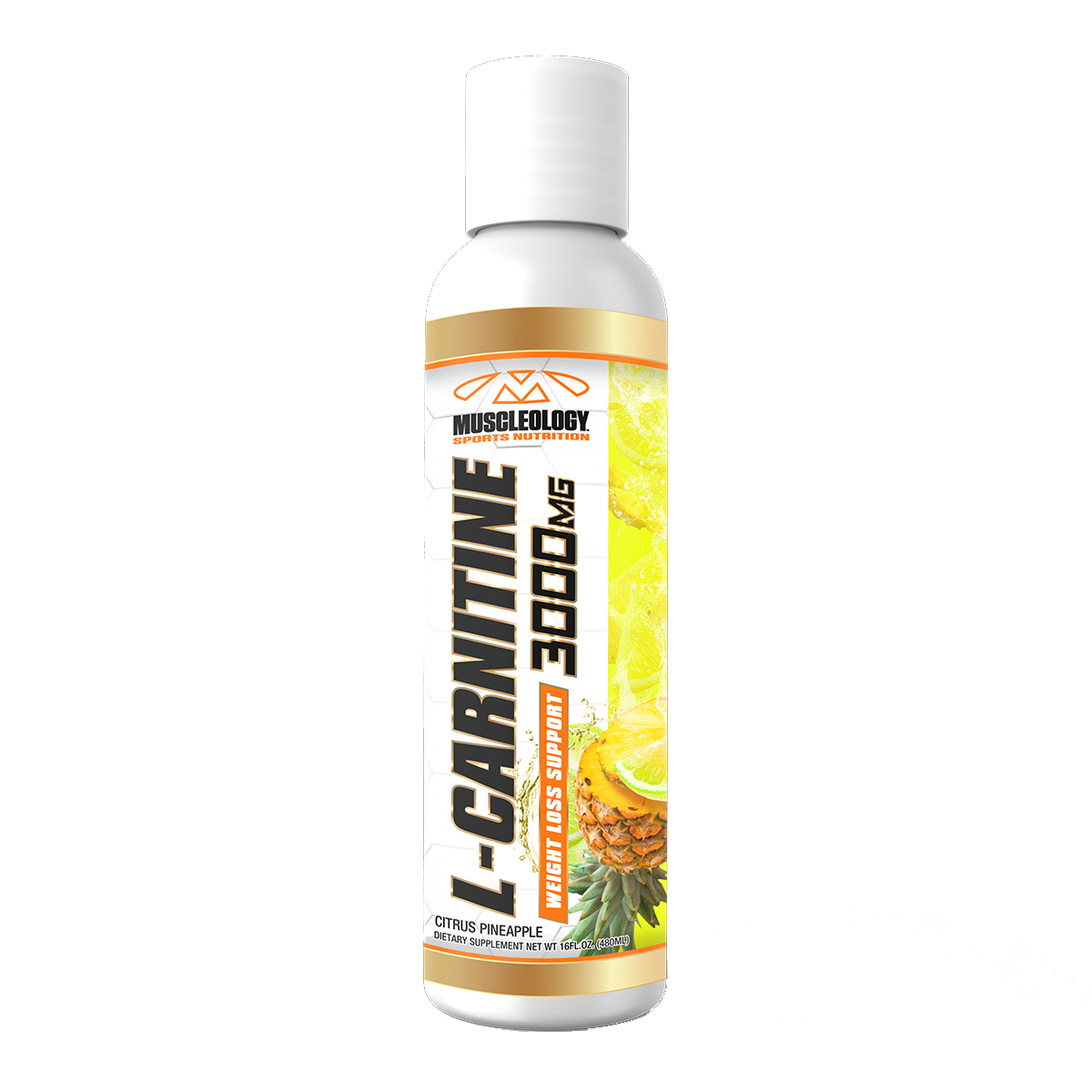 Muscleology L-Carnitine Liquid 3000mg - High Potency Weight Loss Support